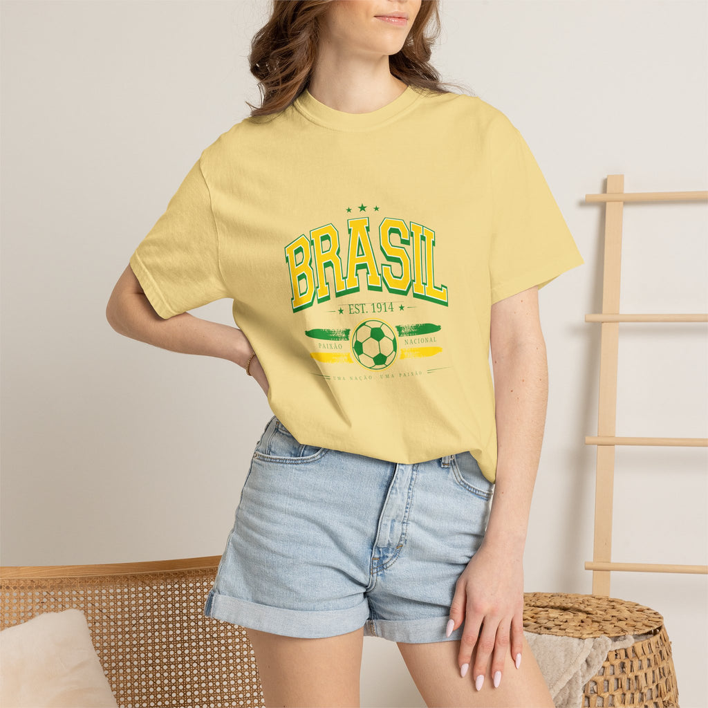 Brasil World Soccer 2026 Collegiate Graphic Tee