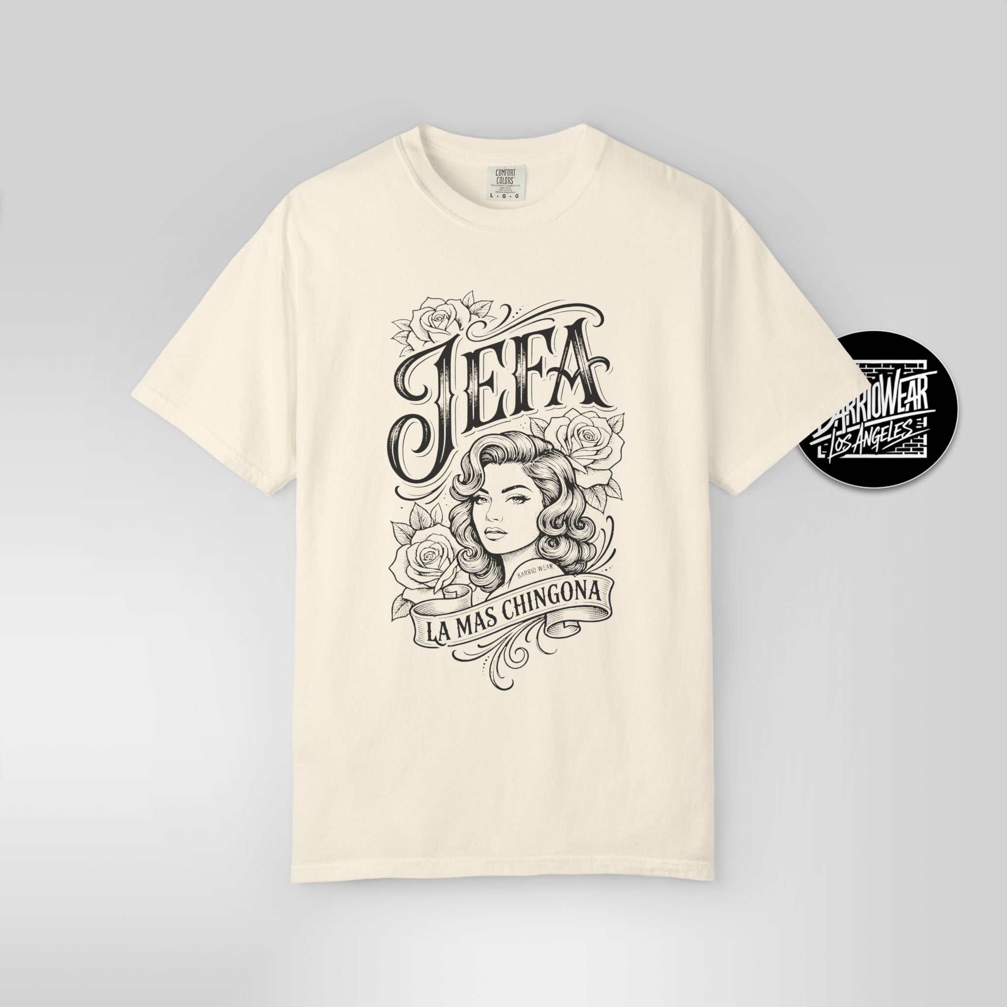 JEFA "La Mas Chingona" Vintage Wash Tee