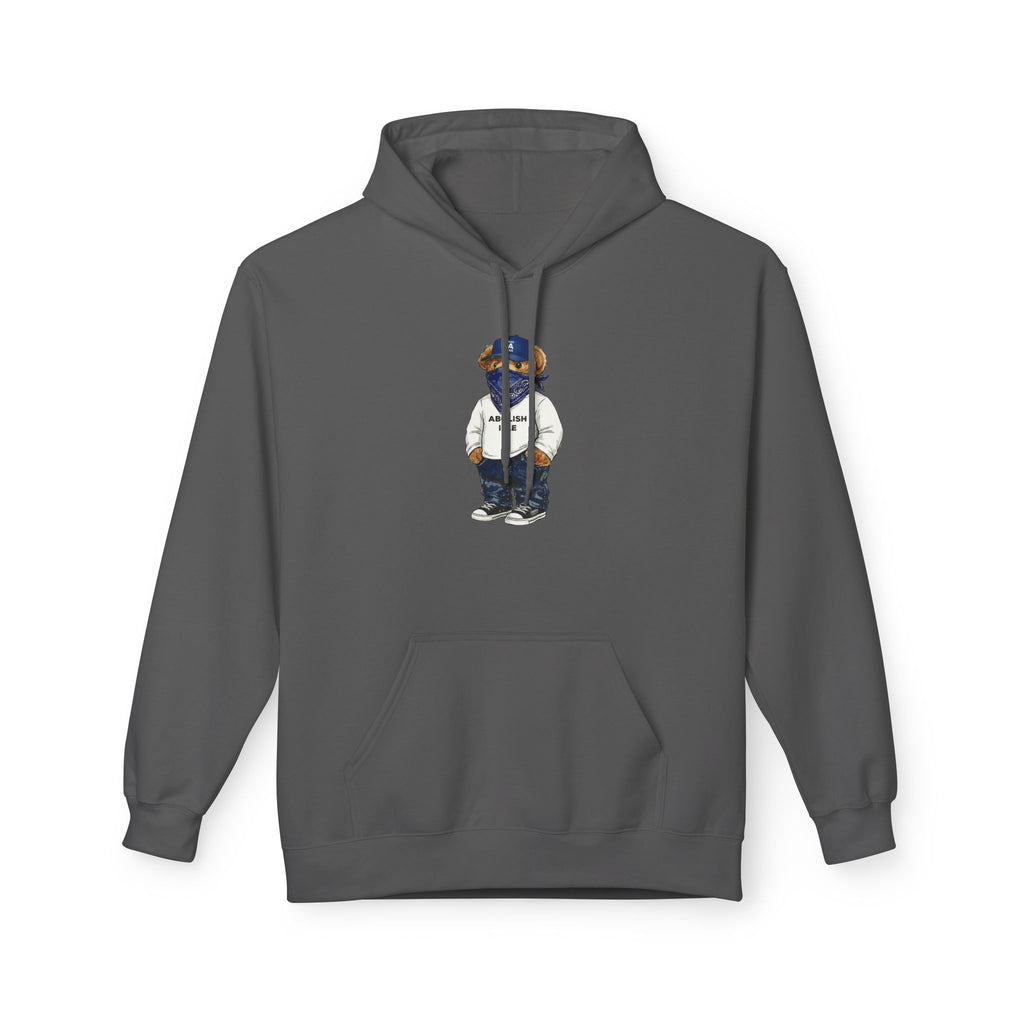 Anti-Migra Bear Graphic Hoodie — 'Abolish ICE'