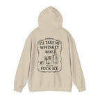 Whisky Neat Because F*ck ICE – Political Statement Hoodie