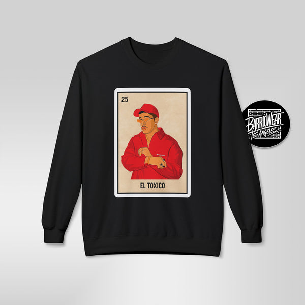 "El Toxico" Lotería Card Sweatshirt | Funny Latino Parody Crewneck