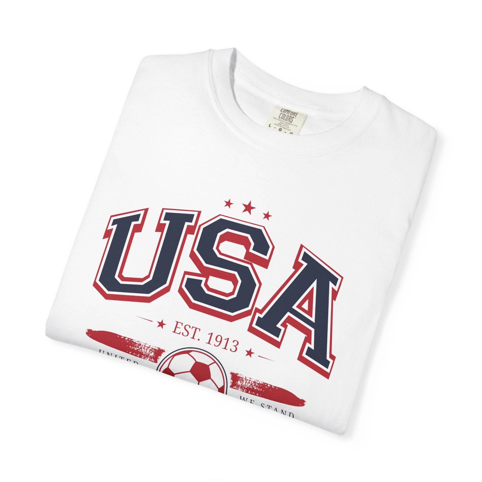 USA Soccer World 2026 Vintage Graphic Tee