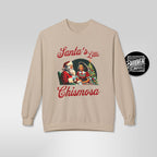 Santa's Little Chismosa Christmas Sweatshirt | Funny Latina Holiday Sweater