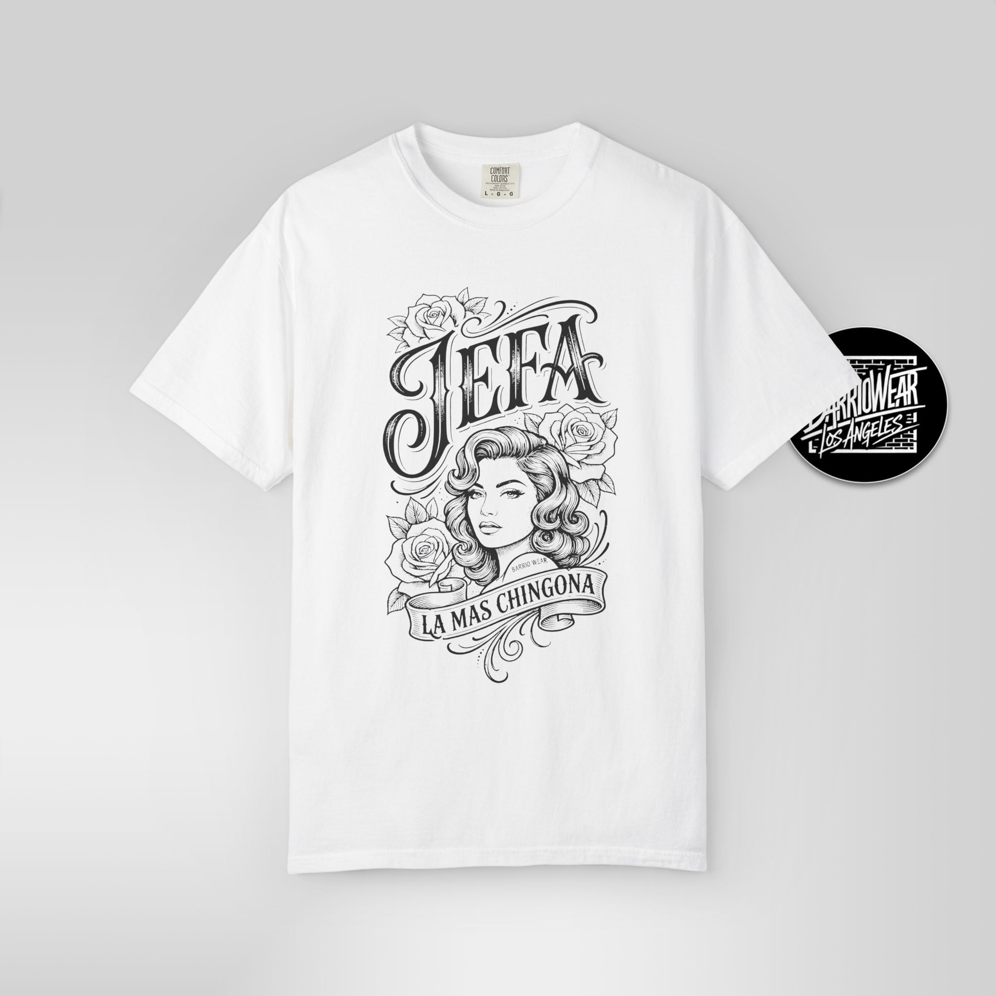 JEFA "La Mas Chingona" Vintage Wash Tee