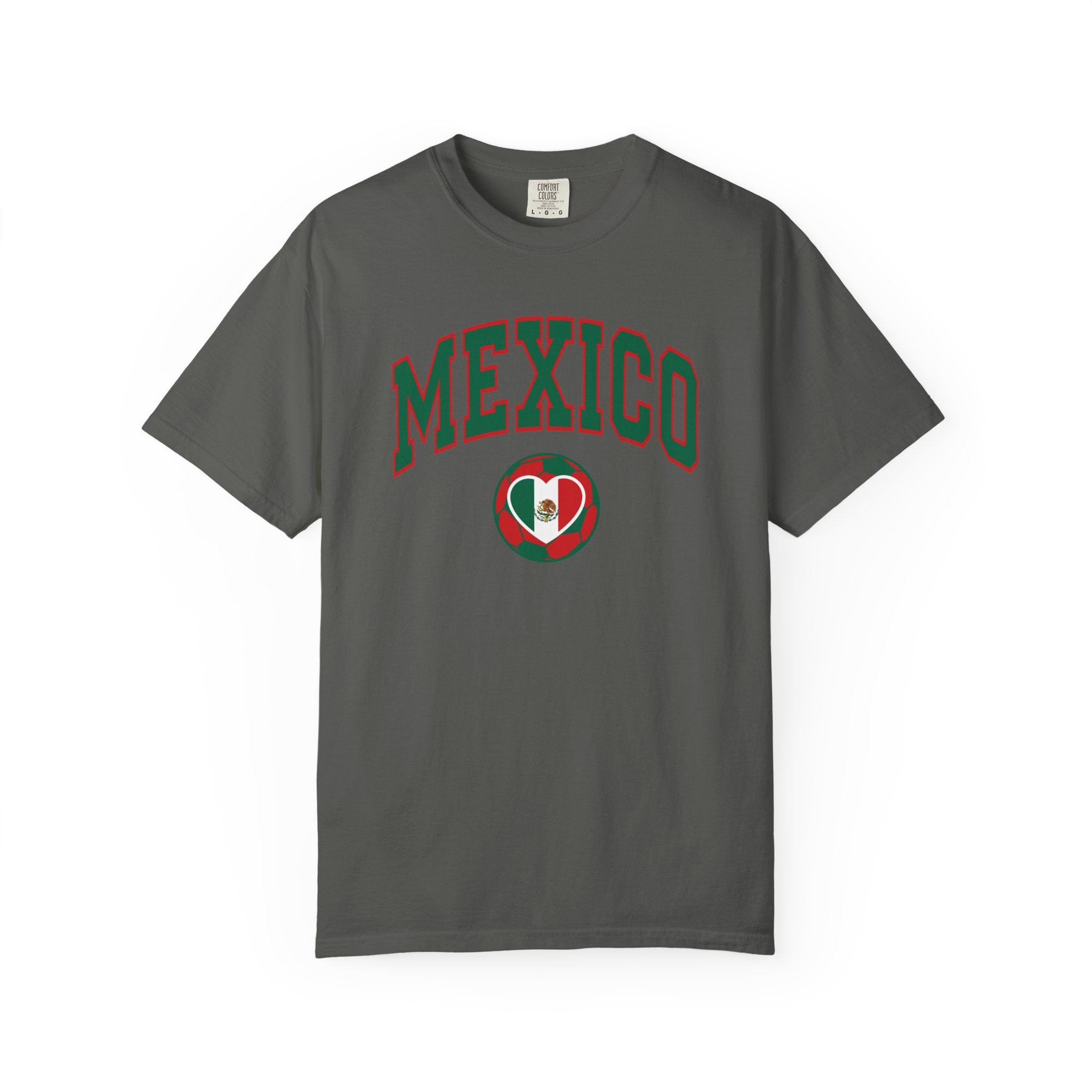 Mexico Soccer 2026 Heart Graphic Tee