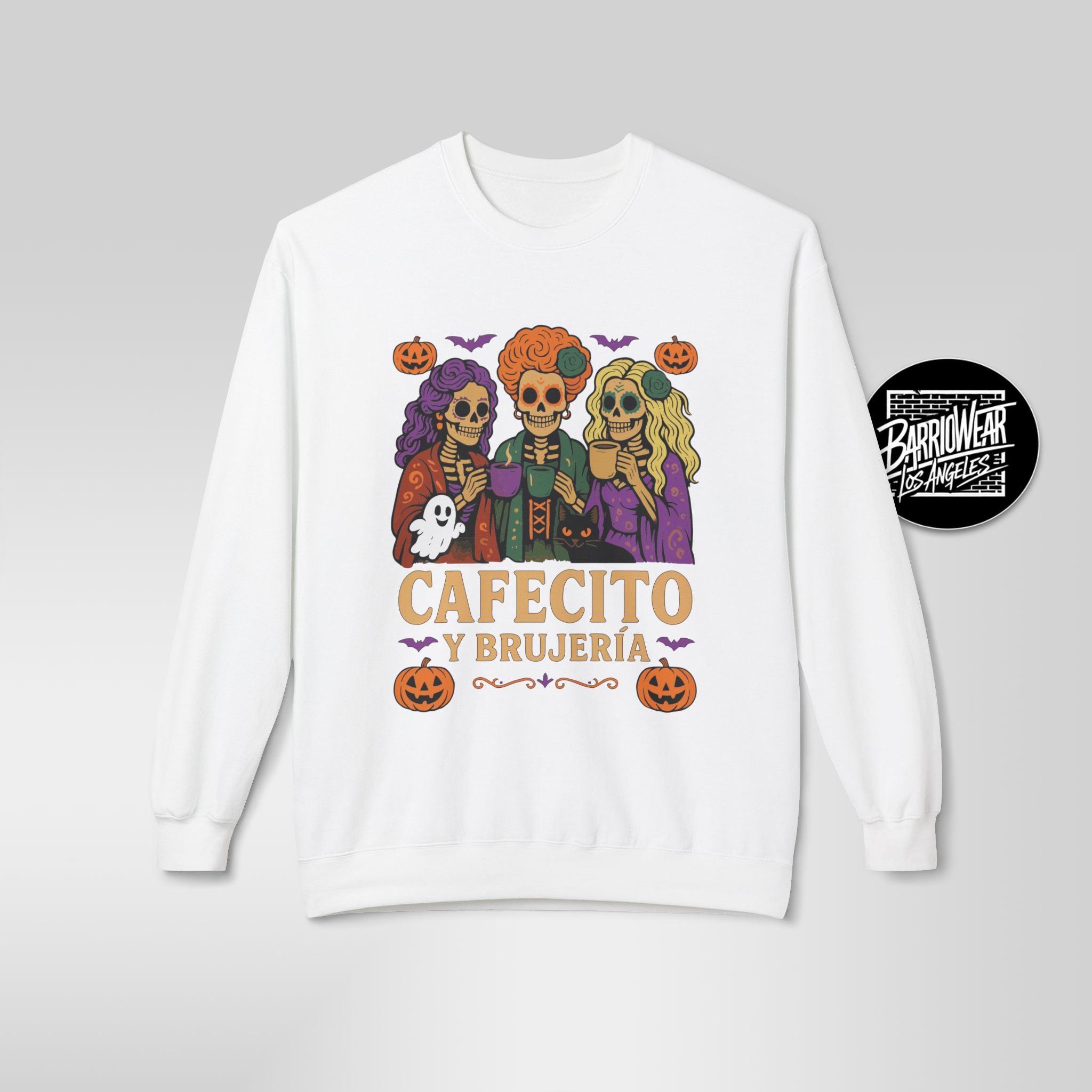 Cafecito y Brujería Sweatshirt | Cozy Latino Coffee & Witchy Vibes
