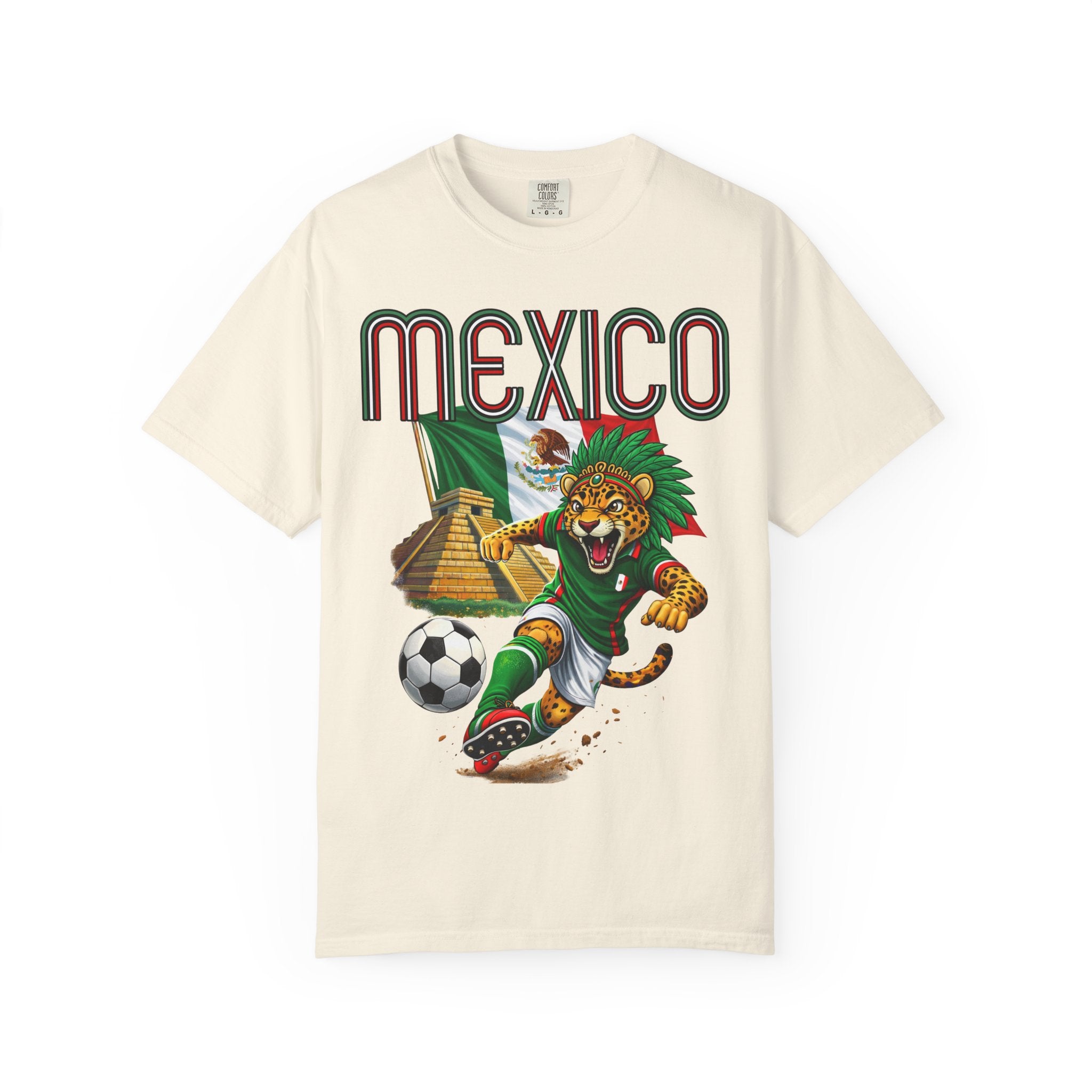 Mexico World Soccer Jaguar Pyramid 2026 Graphic Tee