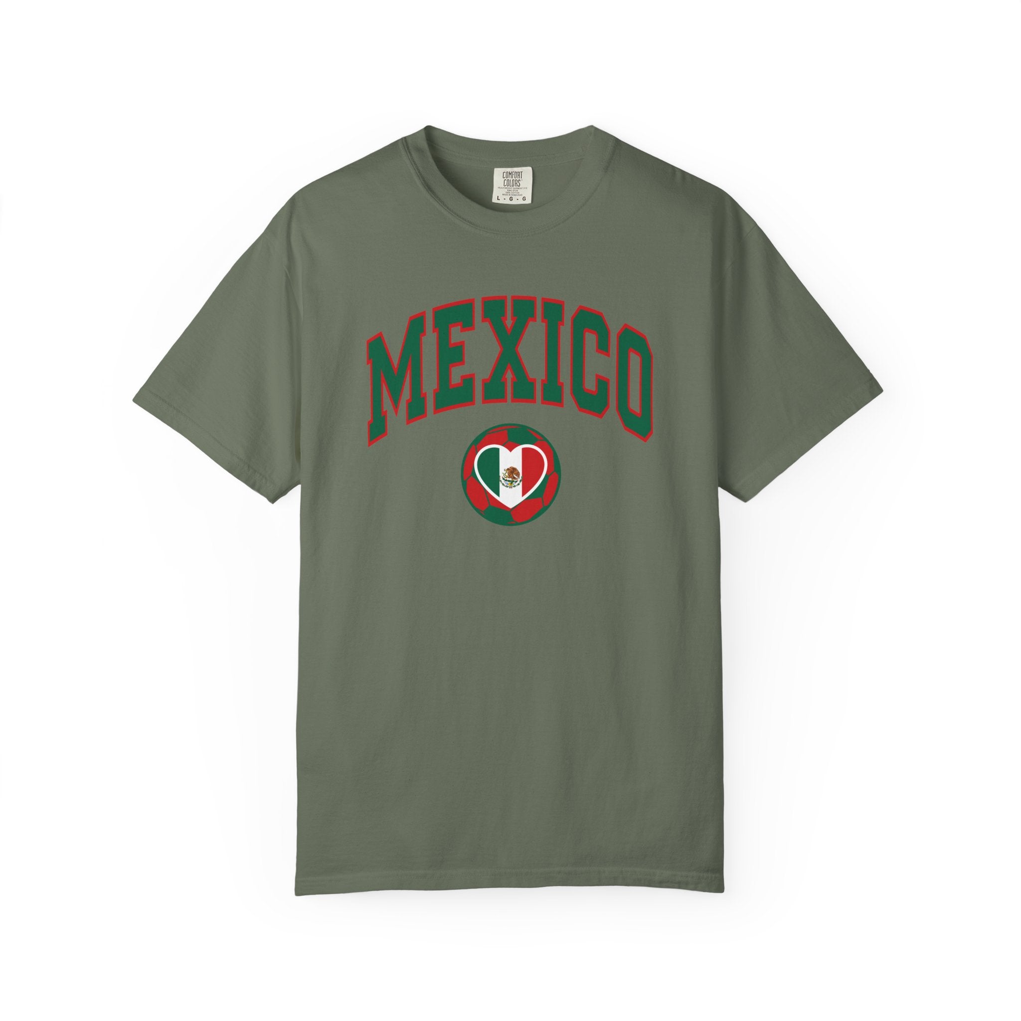 Mexico Soccer 2026 Heart Graphic Tee