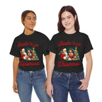 Santa's Little Chismosa T-Shirt - Funny Holiday Tee for Gossip Lovers | Camiseta Navideña Chistosa