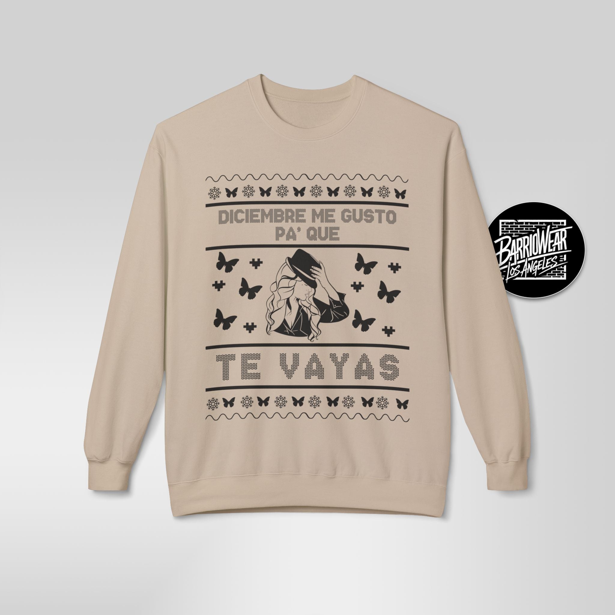 "Diciembre Me Gusto" Ugly Christmas Sweater | Funny Latino Holiday Sweatshirt