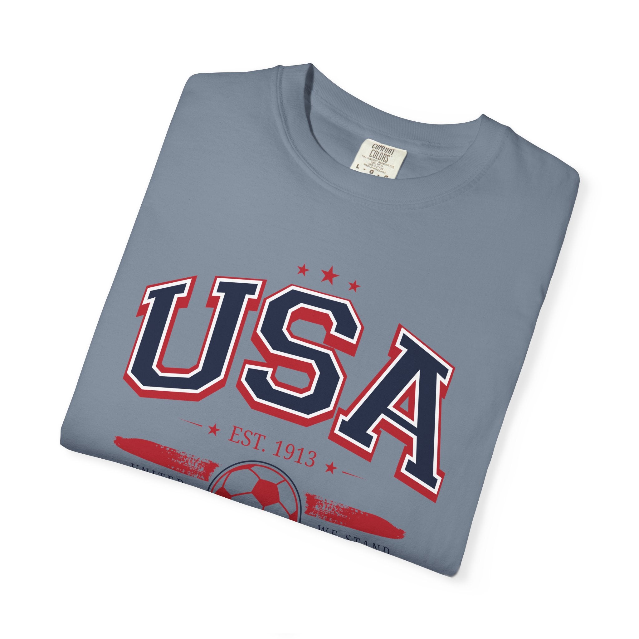 USA Soccer World 2026 Vintage Graphic Tee
