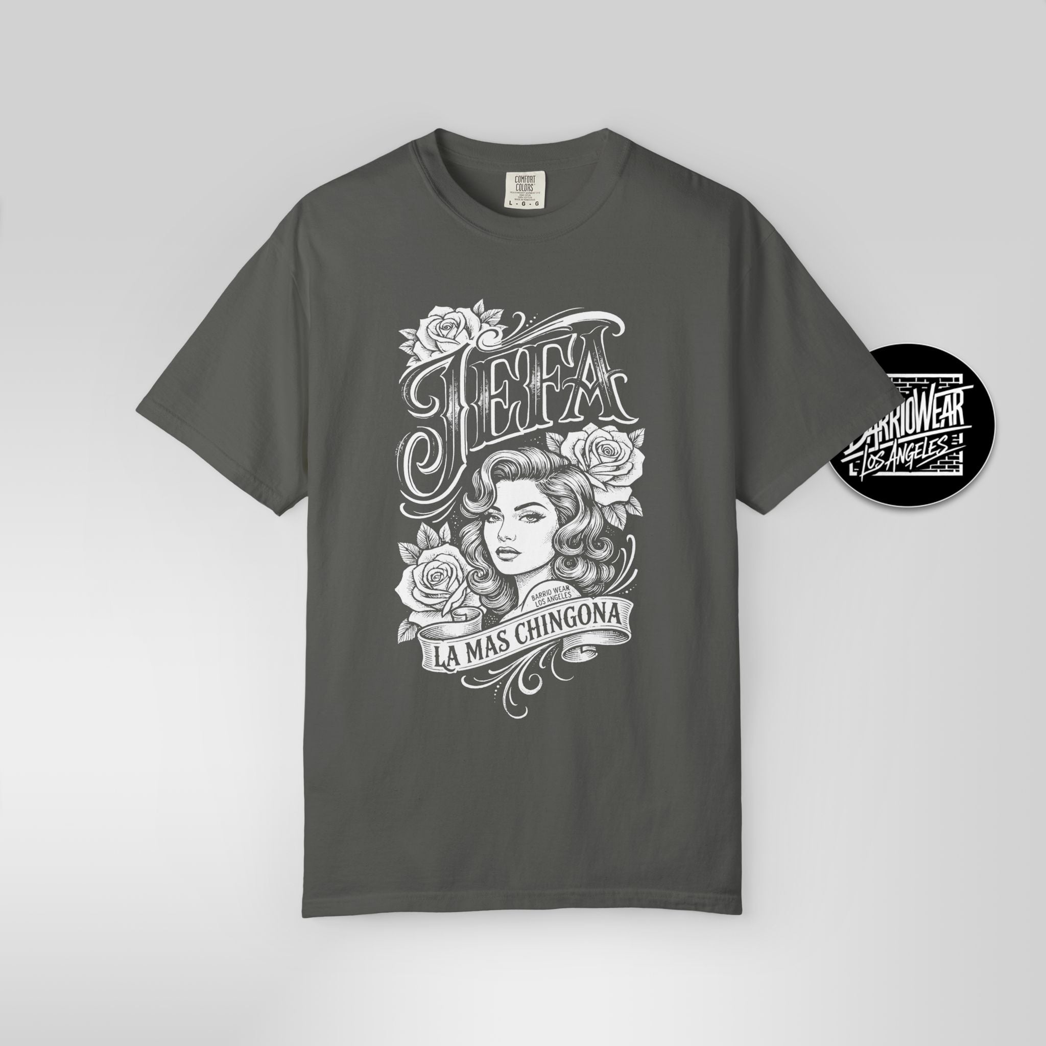 JEFA "La Mas Chingona" Vintage Wash Tee