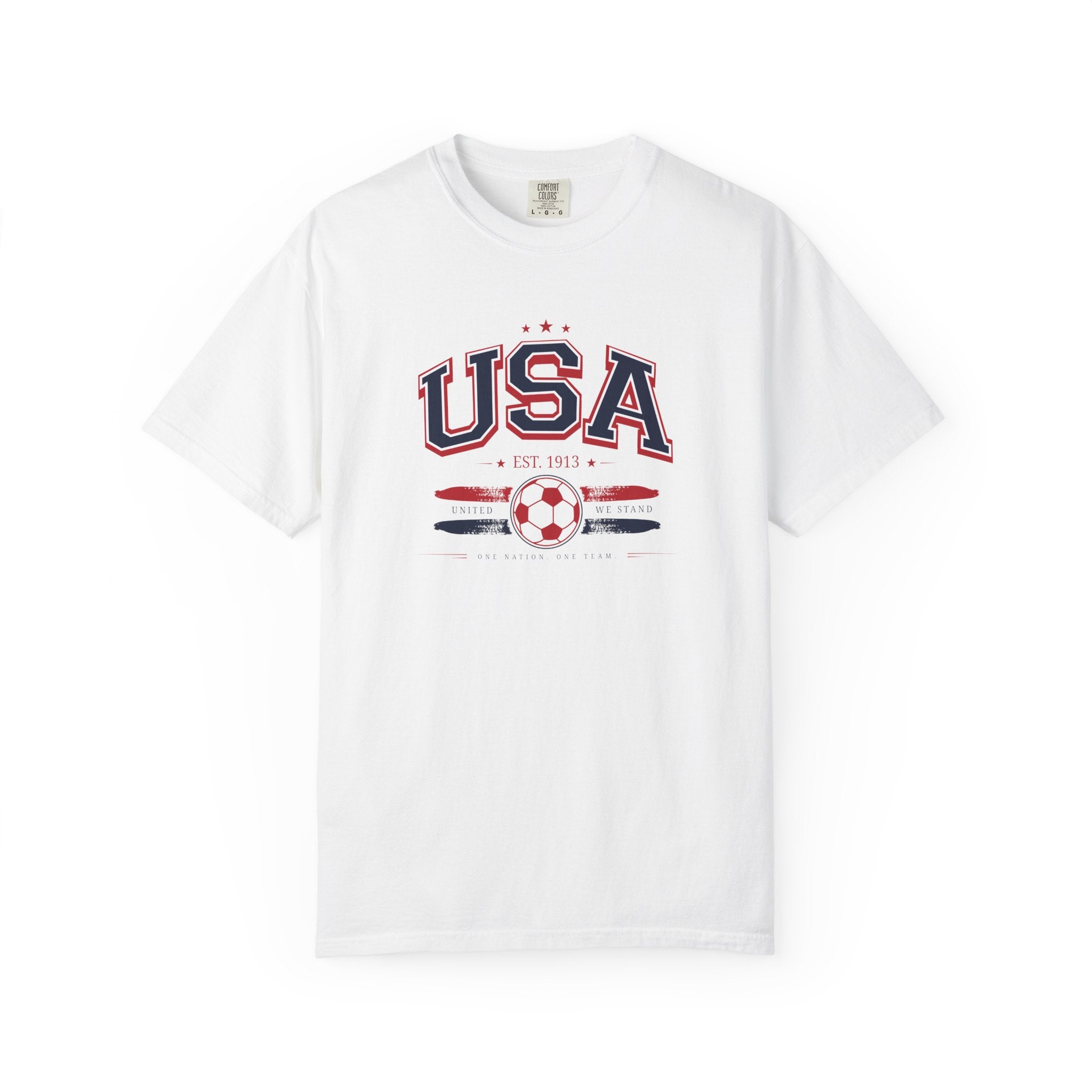 USA Soccer World 2026 Vintage Graphic Tee