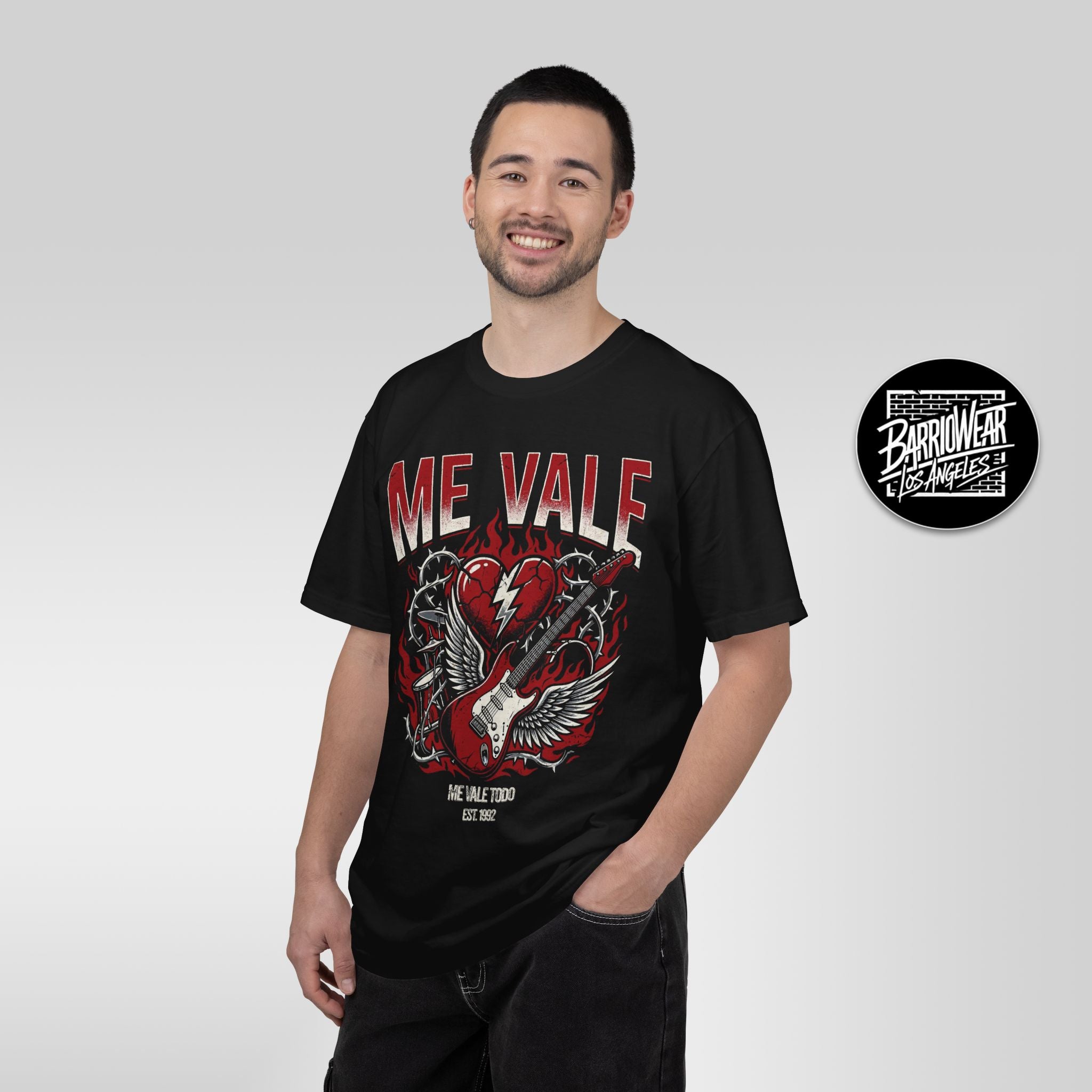 Me Vale 1992 Retro Mexican Rock Bootleg Graphic Tee