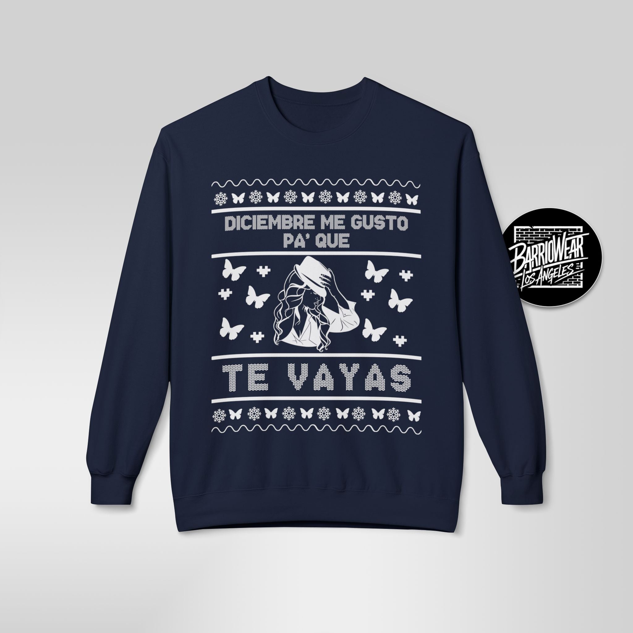 "Diciembre Me Gusto" Ugly Christmas Sweater | Funny Latino Holiday Sweatshirt