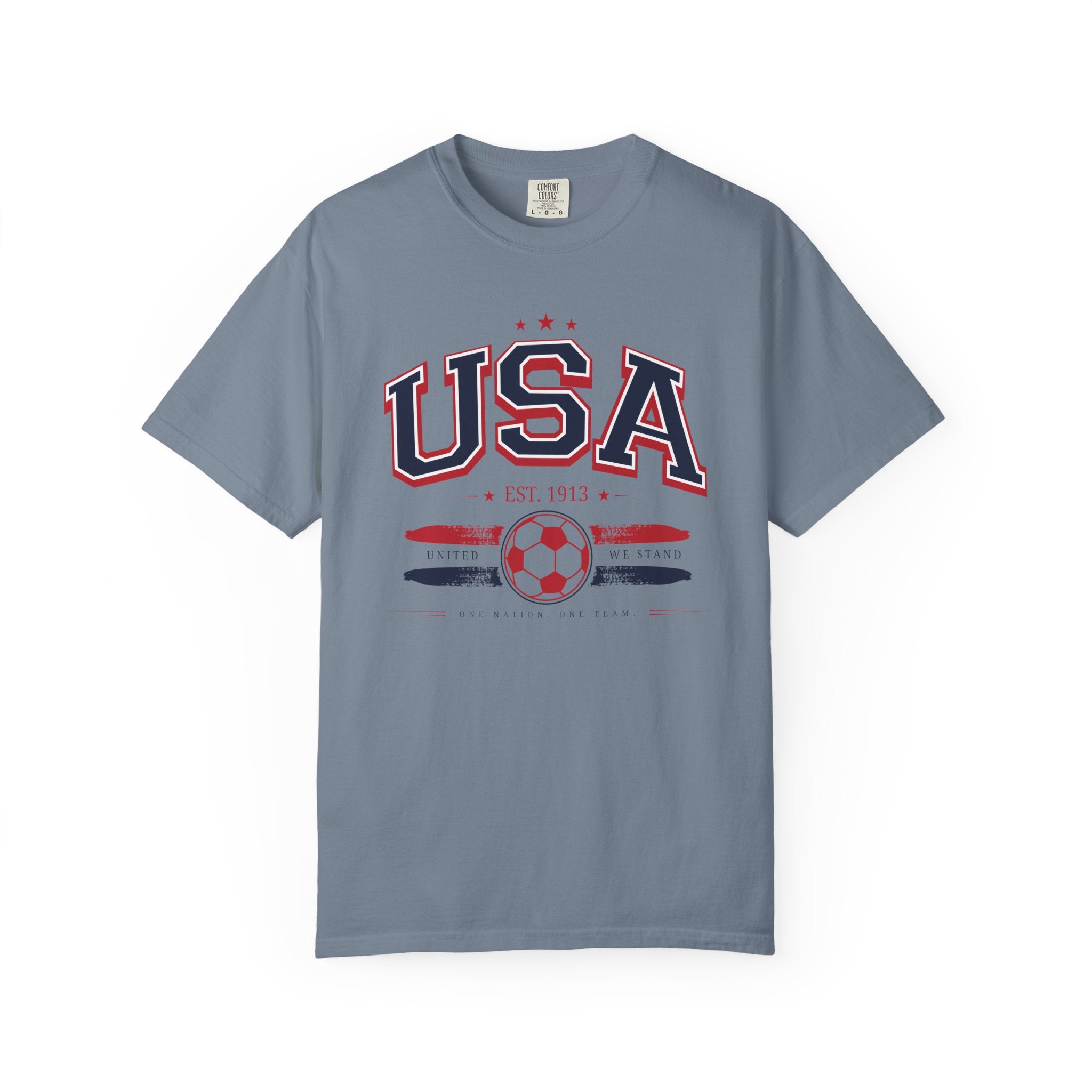 USA Soccer World 2026 Vintage Graphic Tee