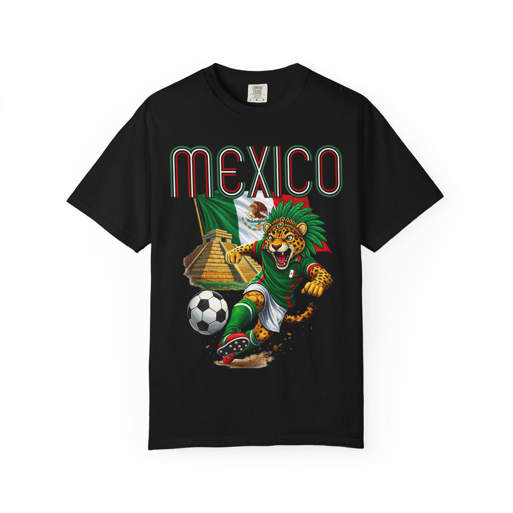 Mexico World Soccer Jaguar Pyramid 2026 Graphic Tee