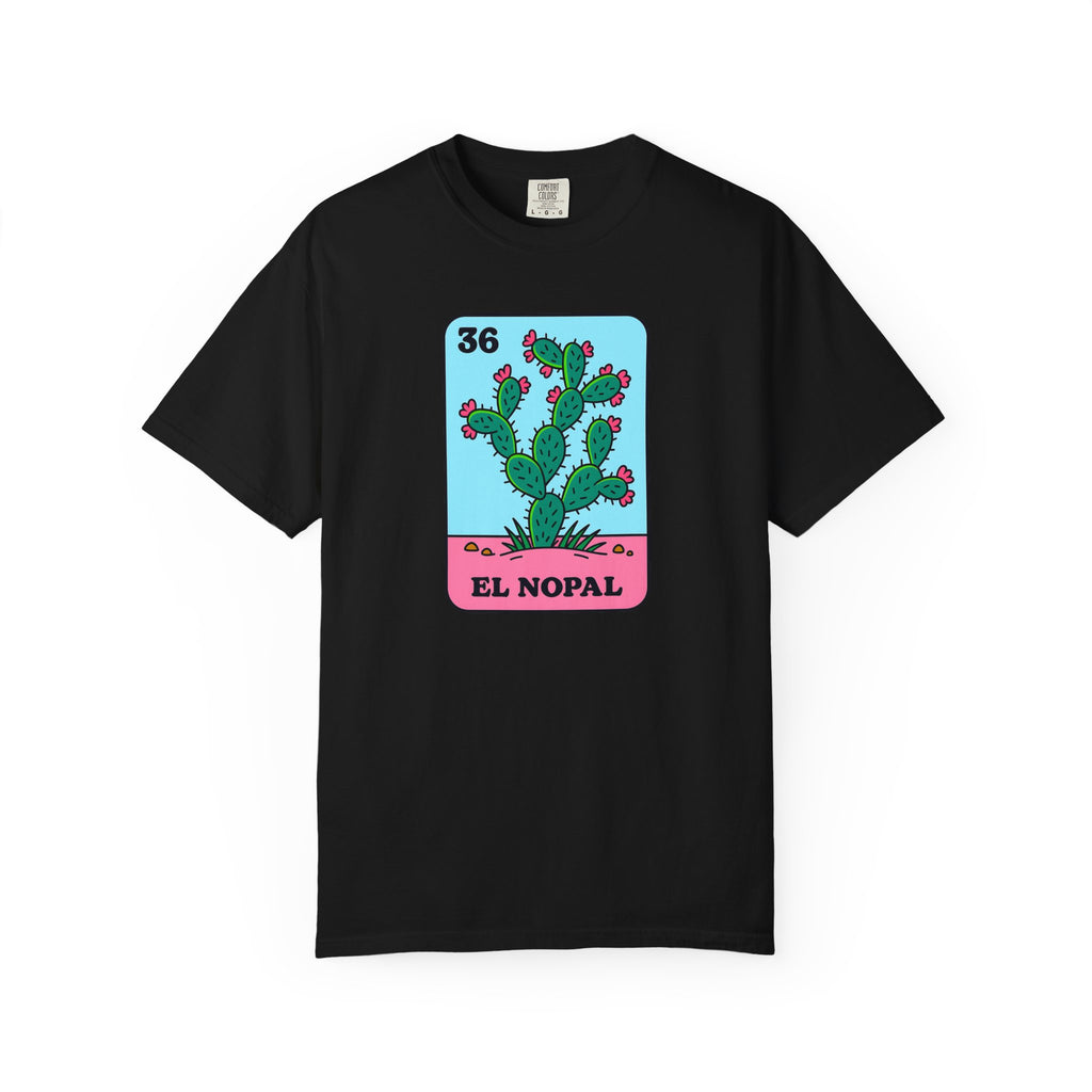 El Nopal Lotería Card Cactus Graphic Tee