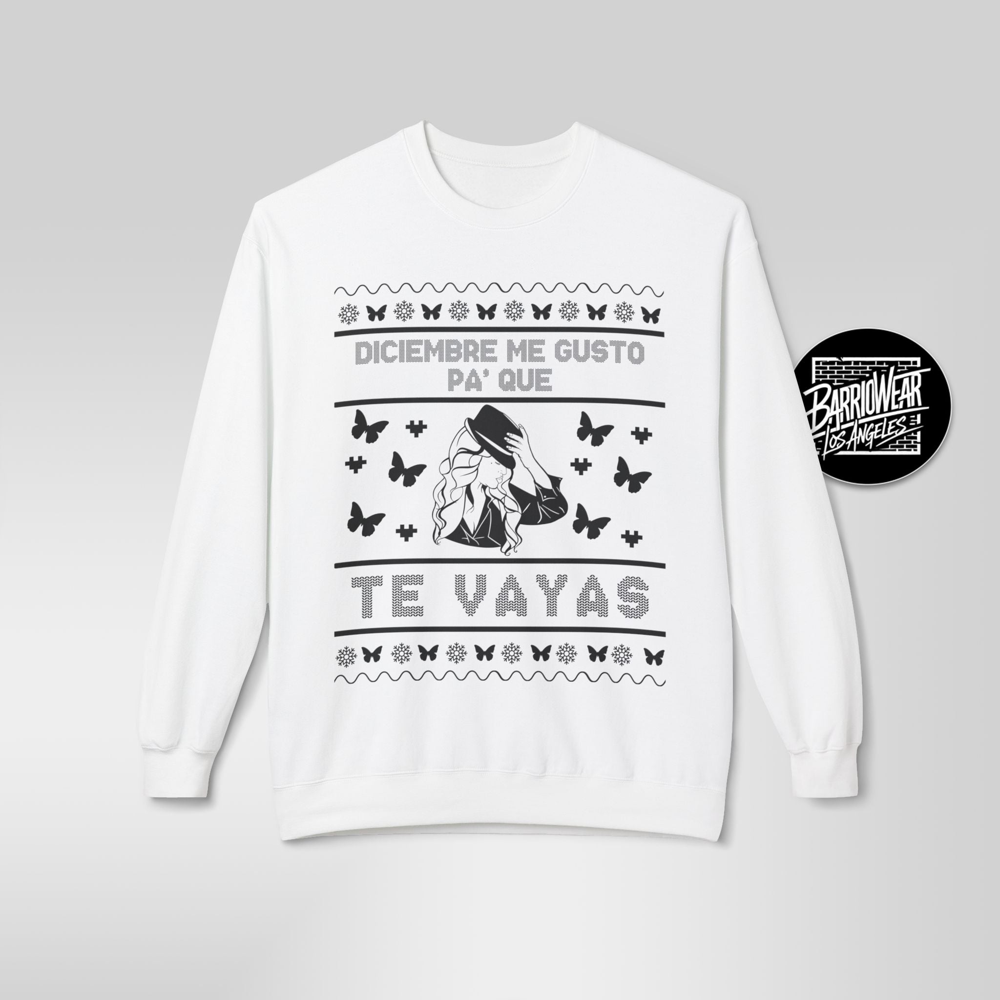 "Diciembre Me Gusto" Ugly Christmas Sweater | Funny Latino Holiday Sweatshirt