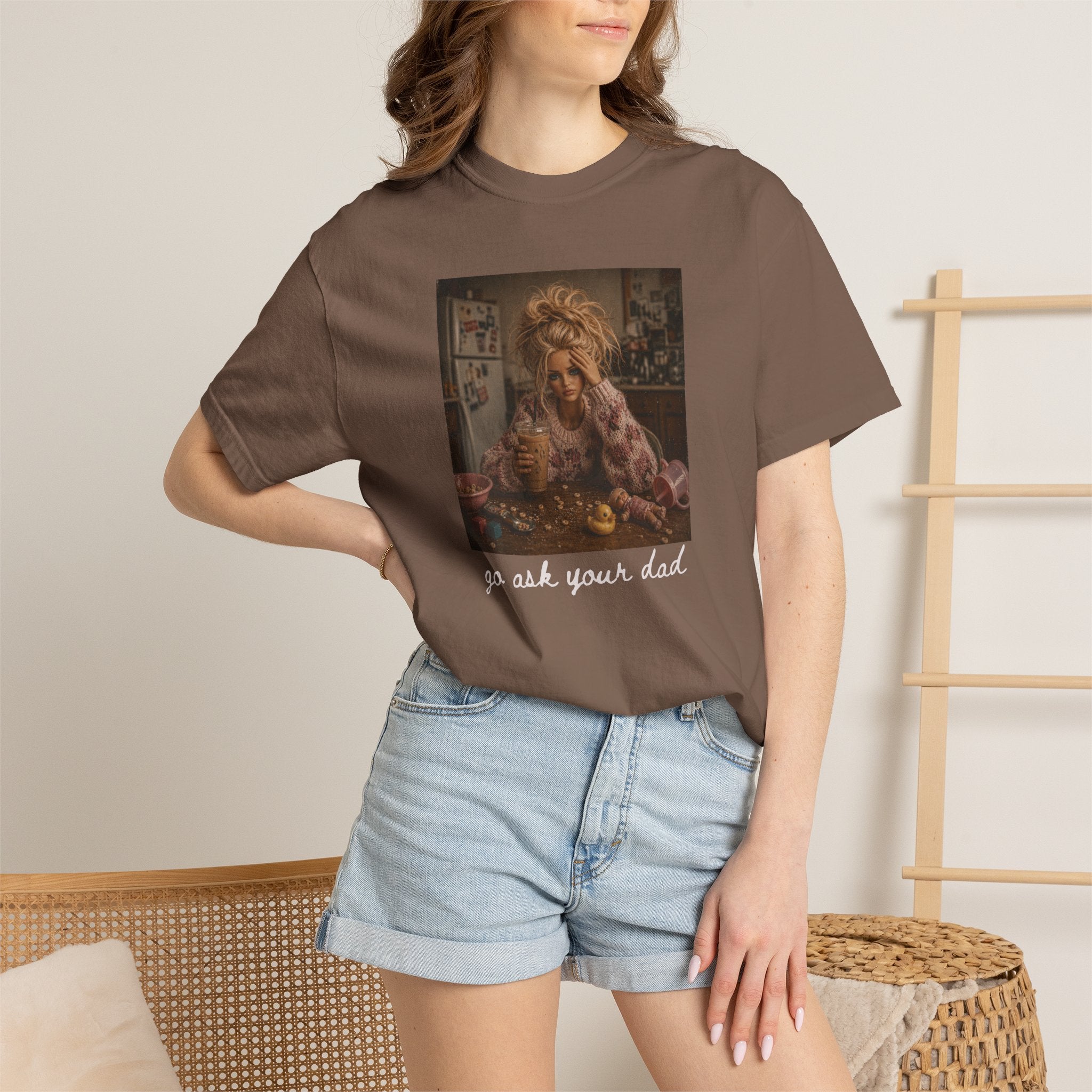 Go Ask Your Dad Messy Mom Graphic Tee