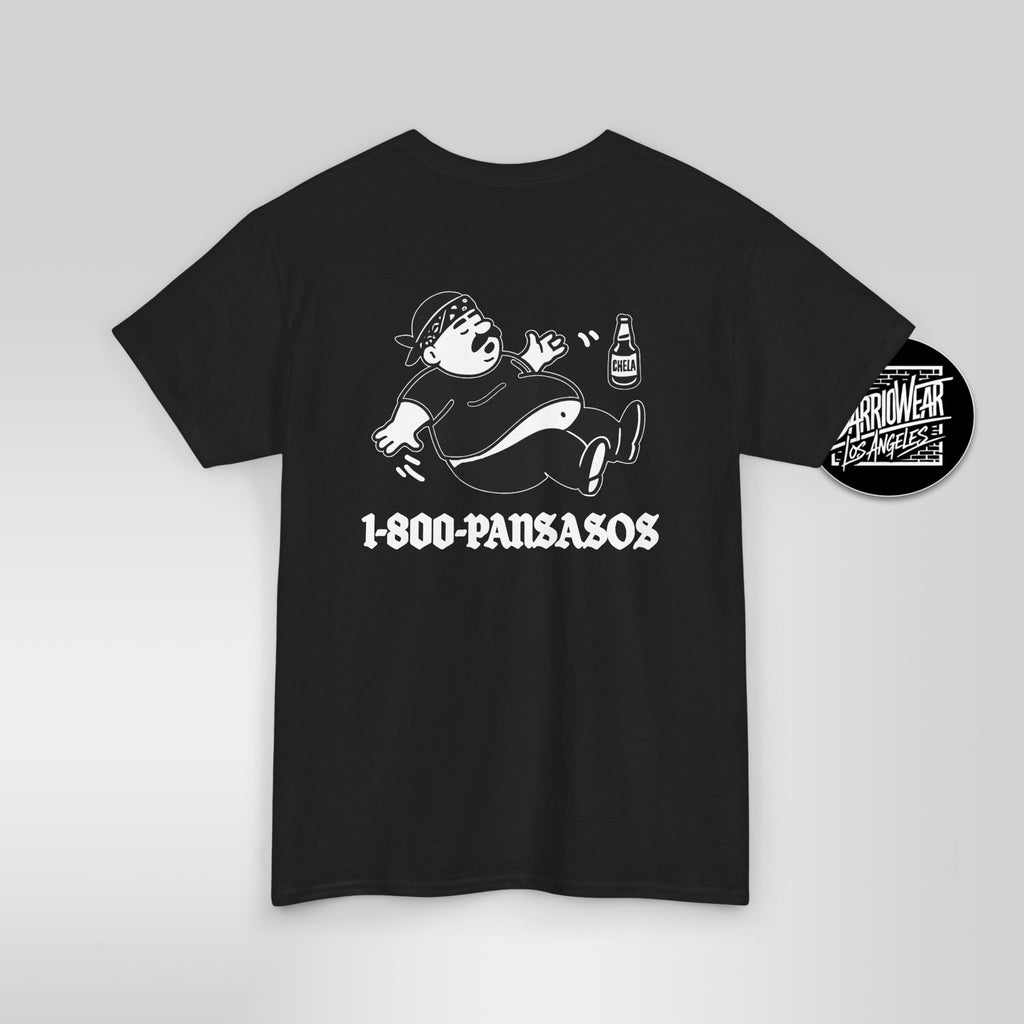 1800 Pansasos Funny Cholo Panza Double Sided T-Shirt