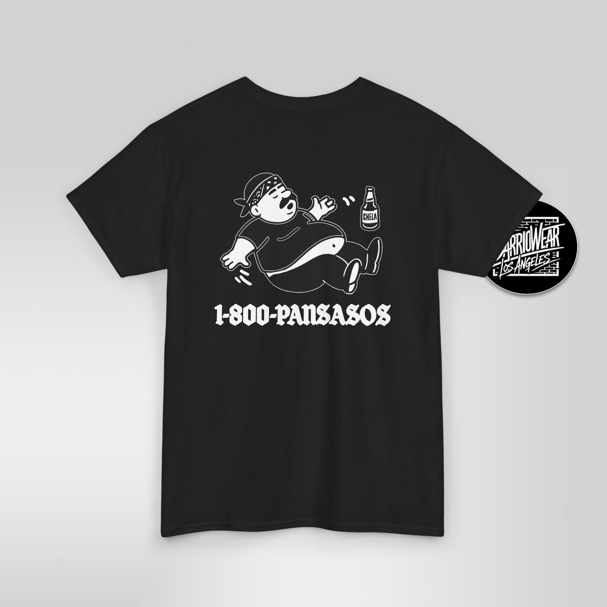 1800 Pansasos Funny Cholo Panza Double Sided T-Shirt
