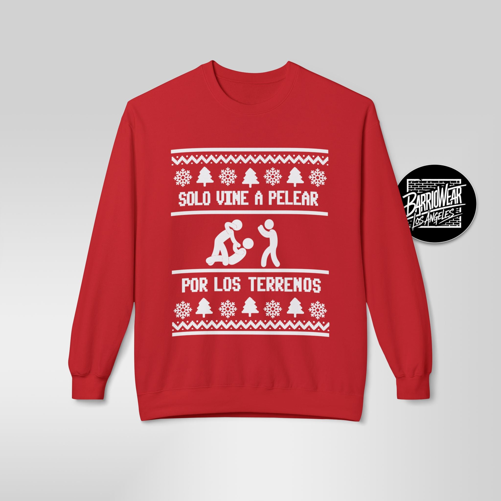 "Los Terrenos" Ugly Christmas Sweater | Funny Latino Holiday Sweatshirt