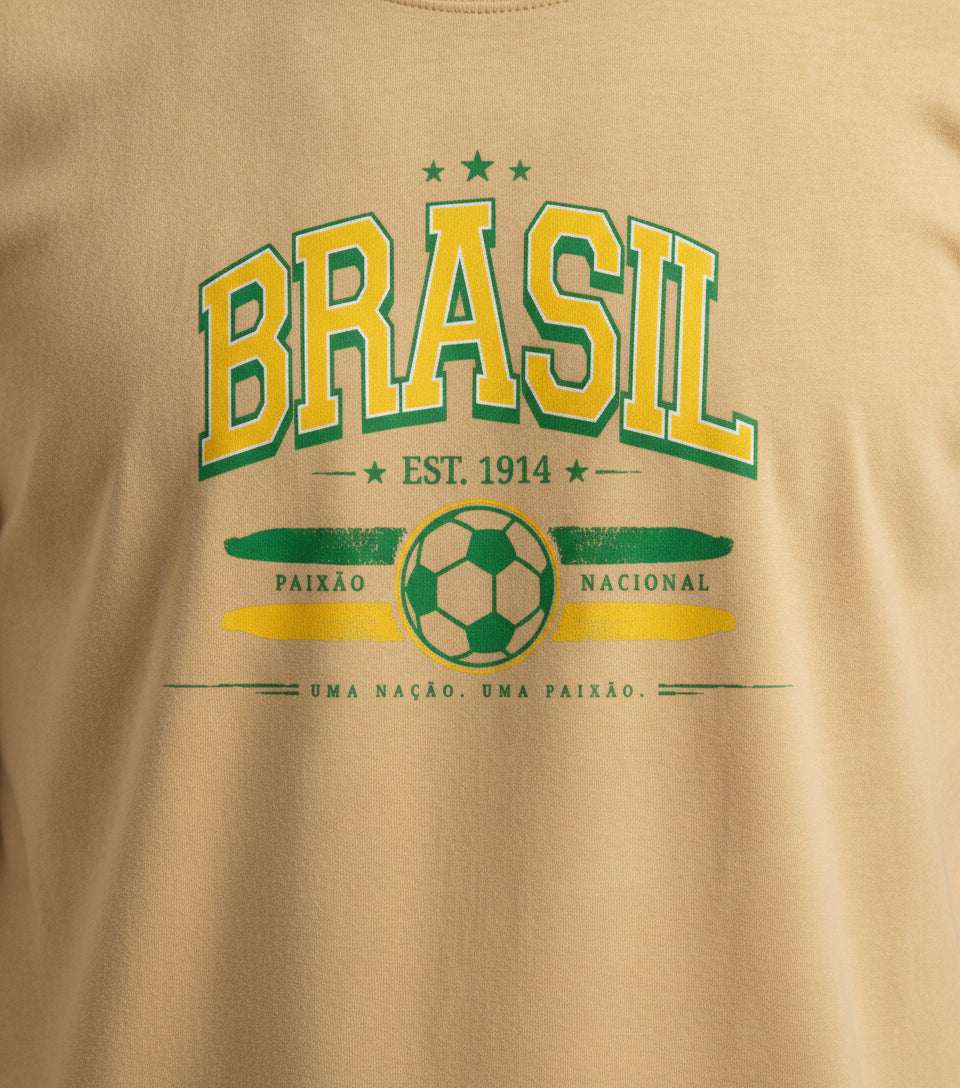 Brasil World Soccer 2026 Collegiate Graphic Tee — Graphic detail