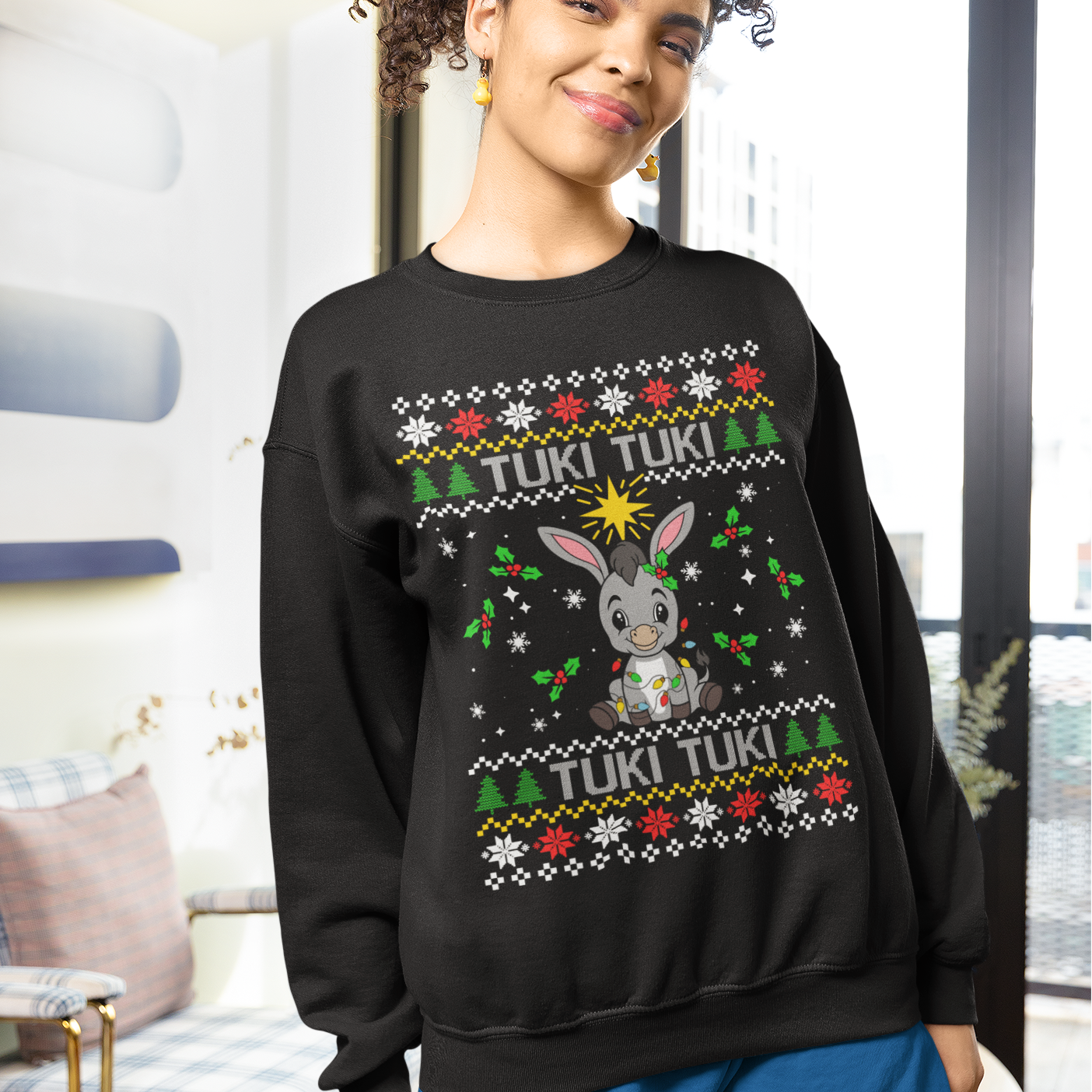 Tuki Tuki! Burrito Sabanero Ugly Christmas Sweater