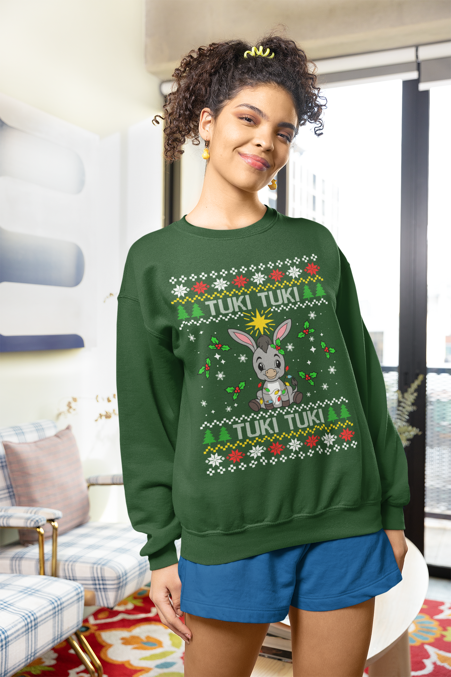 Tuki Tuki! Burrito Sabanero Ugly Christmas Sweater