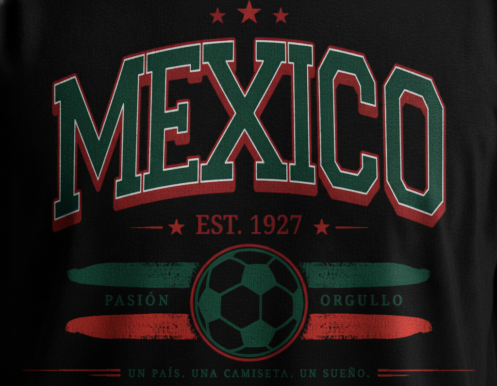 Mexico 2026 Soccer Pasión Orgullo Graphic Tee