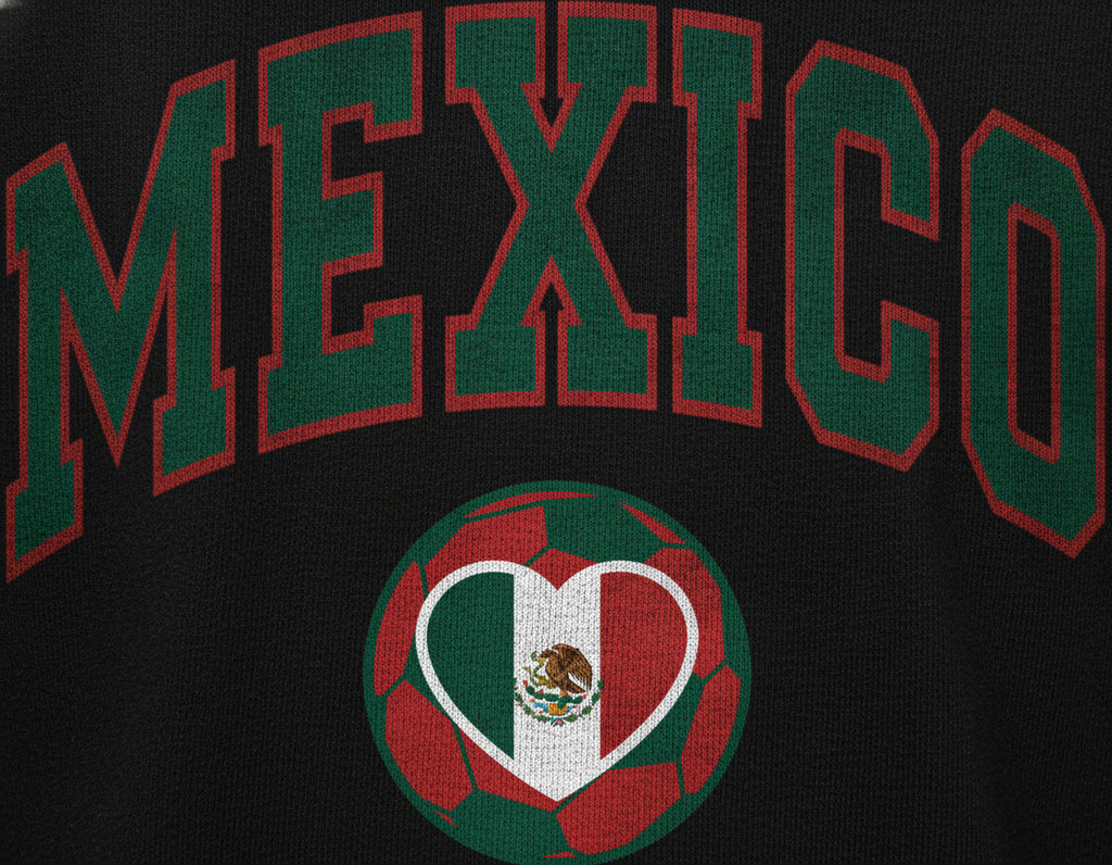 Mexico Soccer 2026 Graphic Comfort Colors Tee — Graphic detail