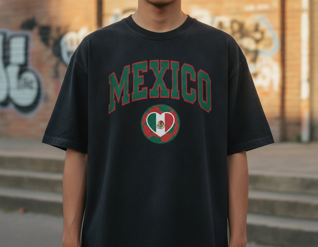Mexico Soccer 2026 Graphic Comfort Colors Tee — Hero shot