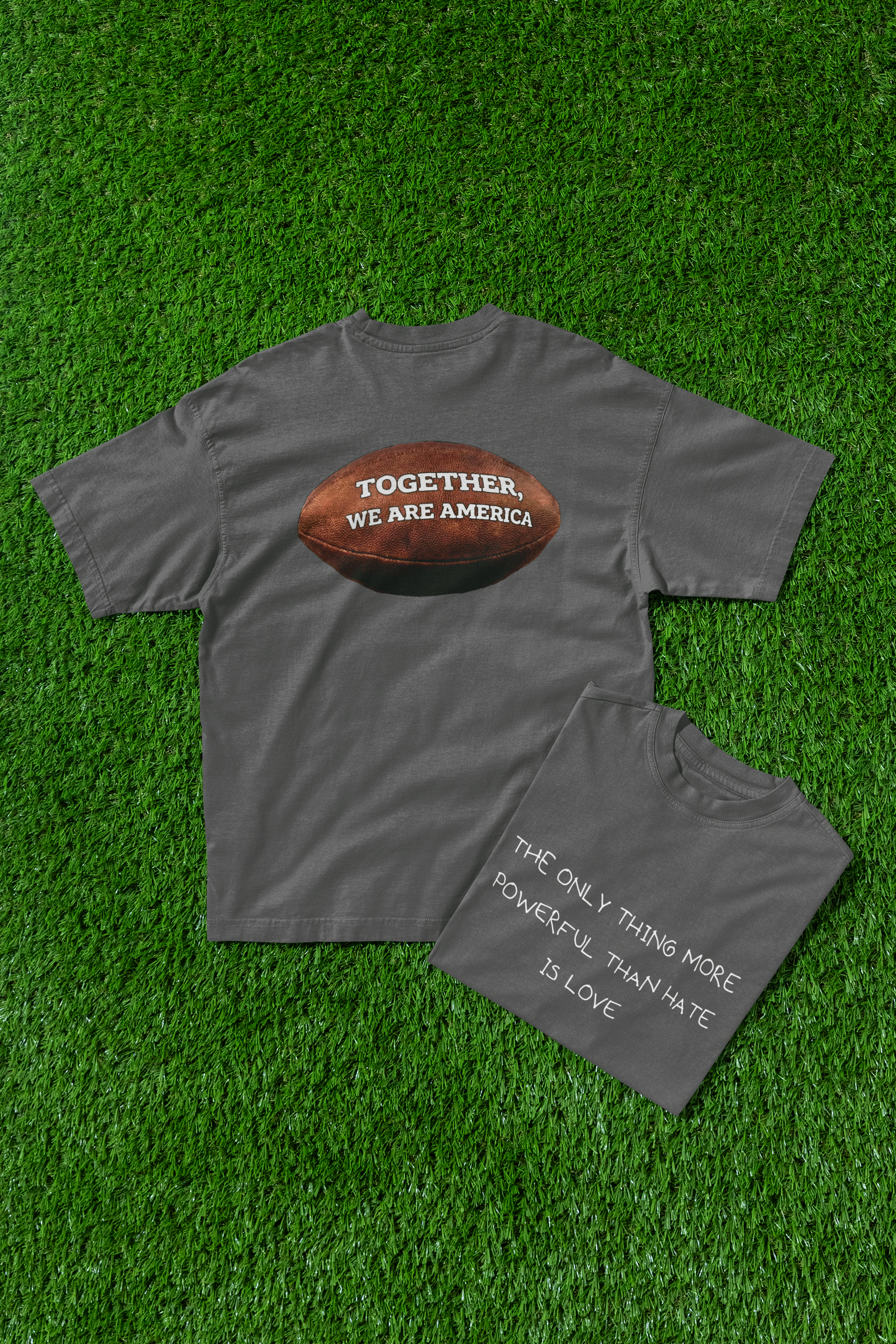 "The Only Thing More Powerful Than Hate Is Love"  Americas Unity Bowl T Shirt